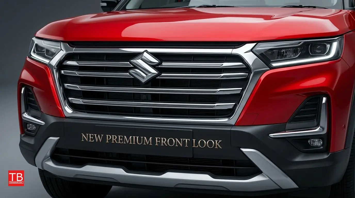 Wide grille and chrome strip Take a closer look
