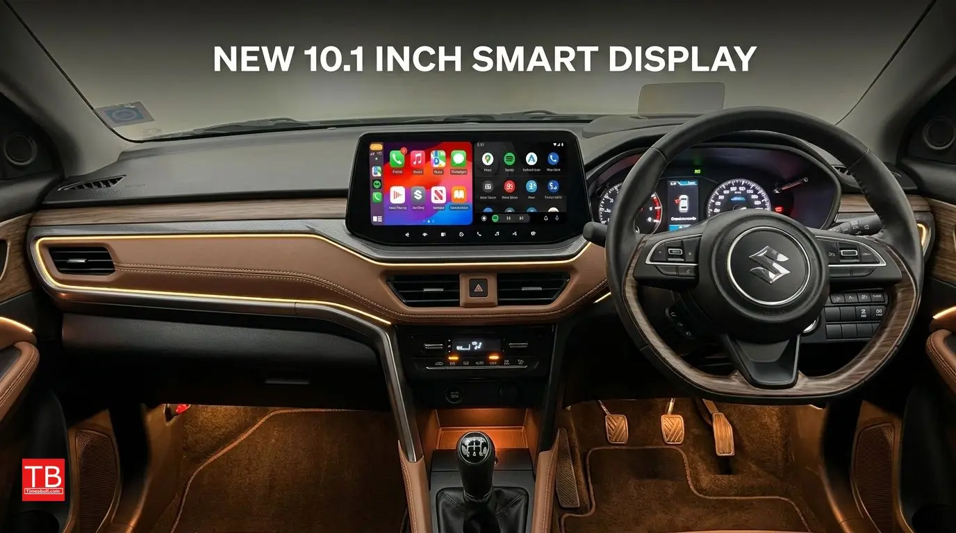 Large 10.1 -inch touchscreen infotainment system