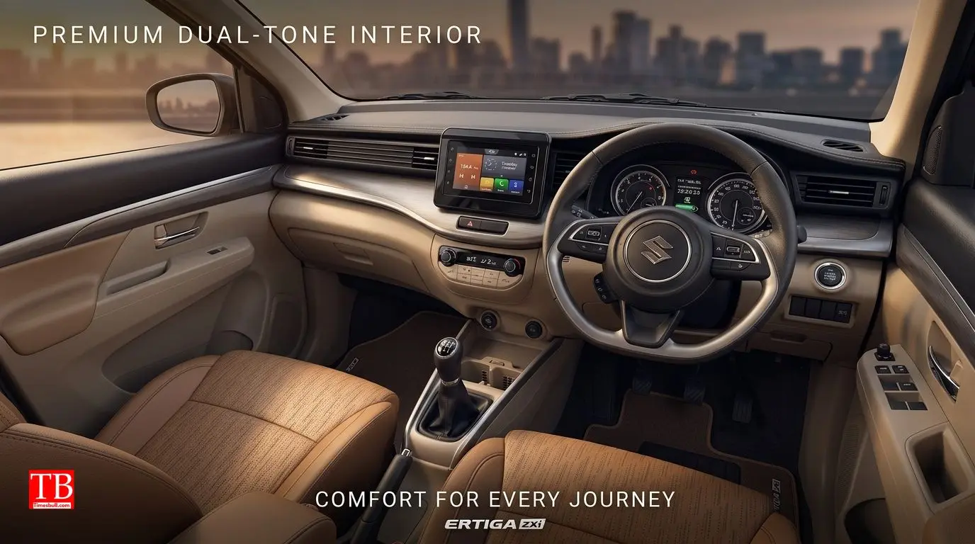 Stylish dual-tone interior and premium feel