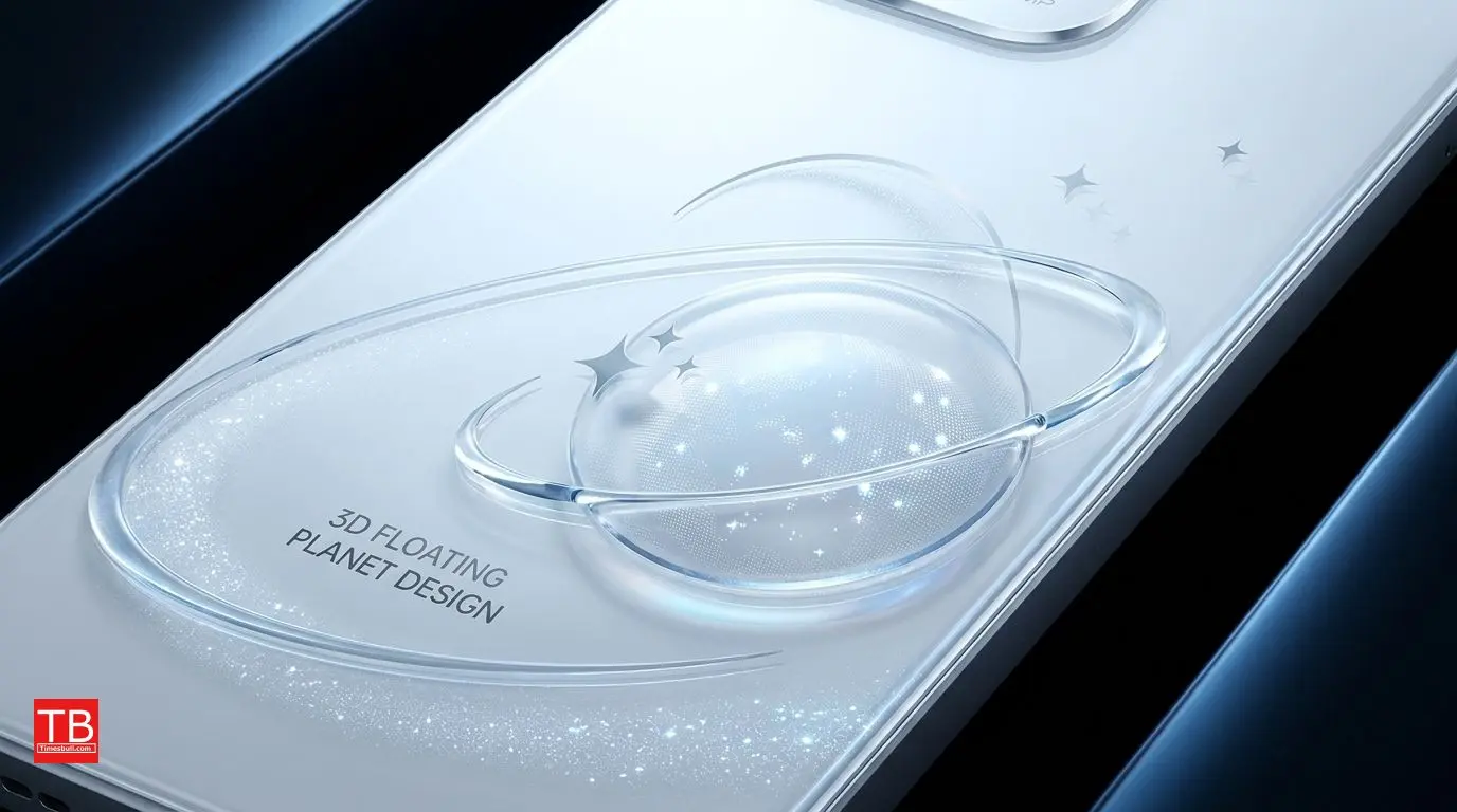 The 3D Floating Planet Back Panel