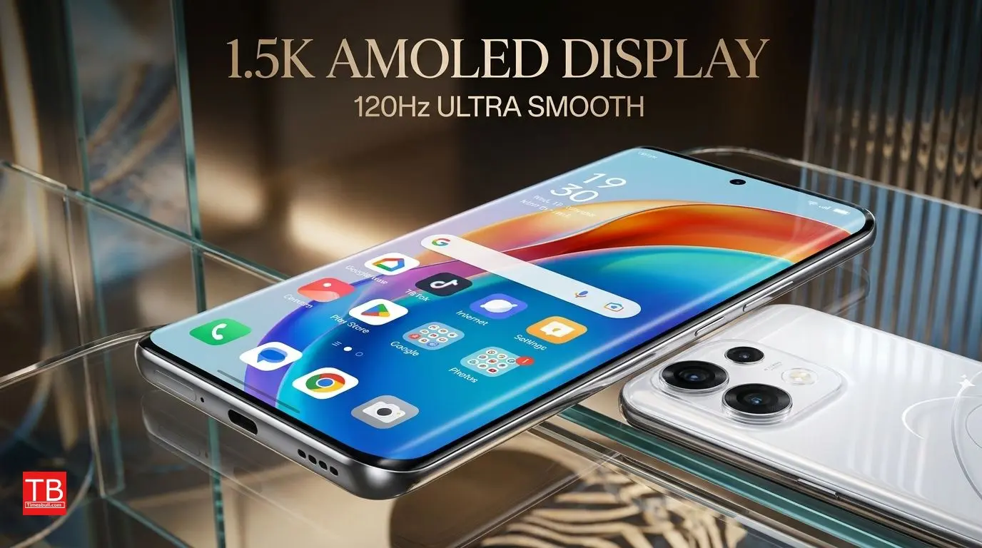The 6.32-inch 1.5K AMOLED Display