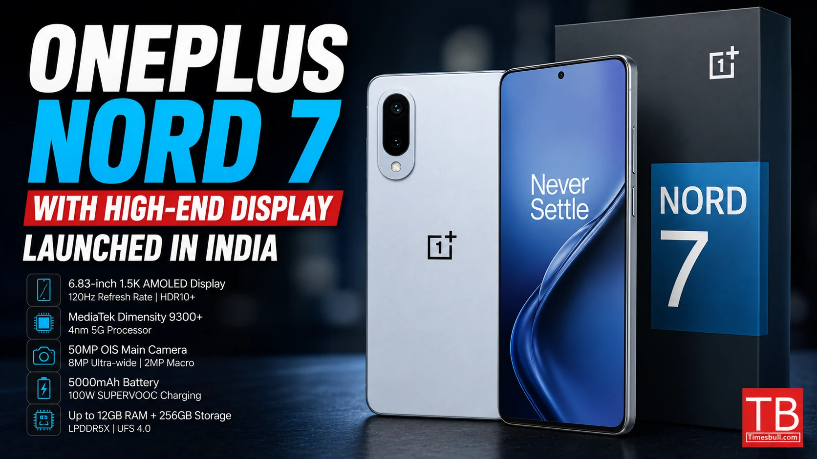 OnePlus Nord 7 with high-end display launched in India