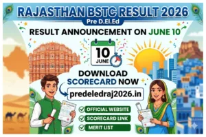 Rajasthan BSTC Result 2026