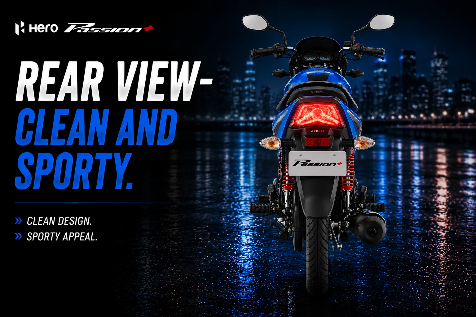 Rear View - Clean and Sporty