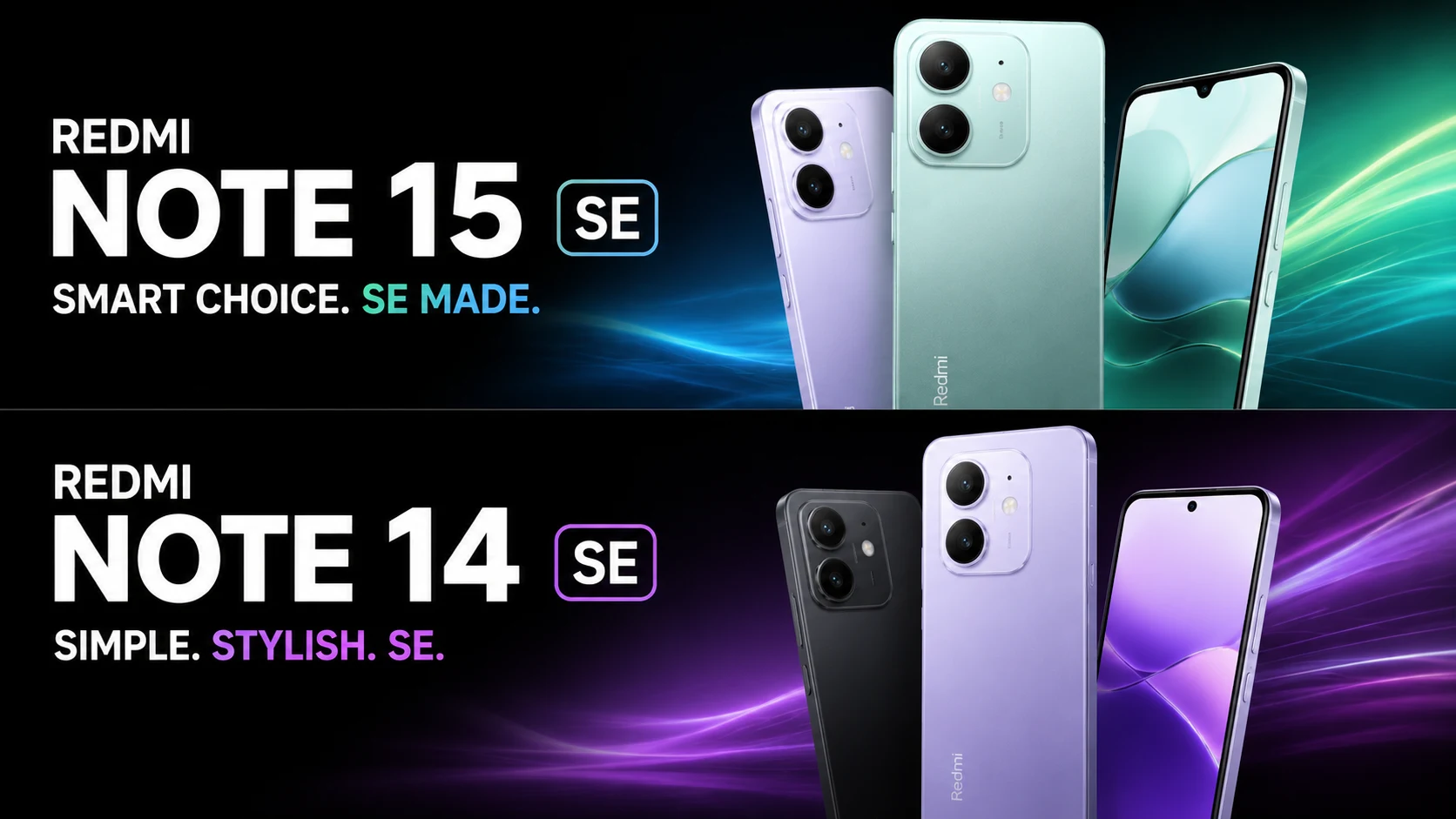 Redmi Note 15 SE and Redmi Note 14 SE
