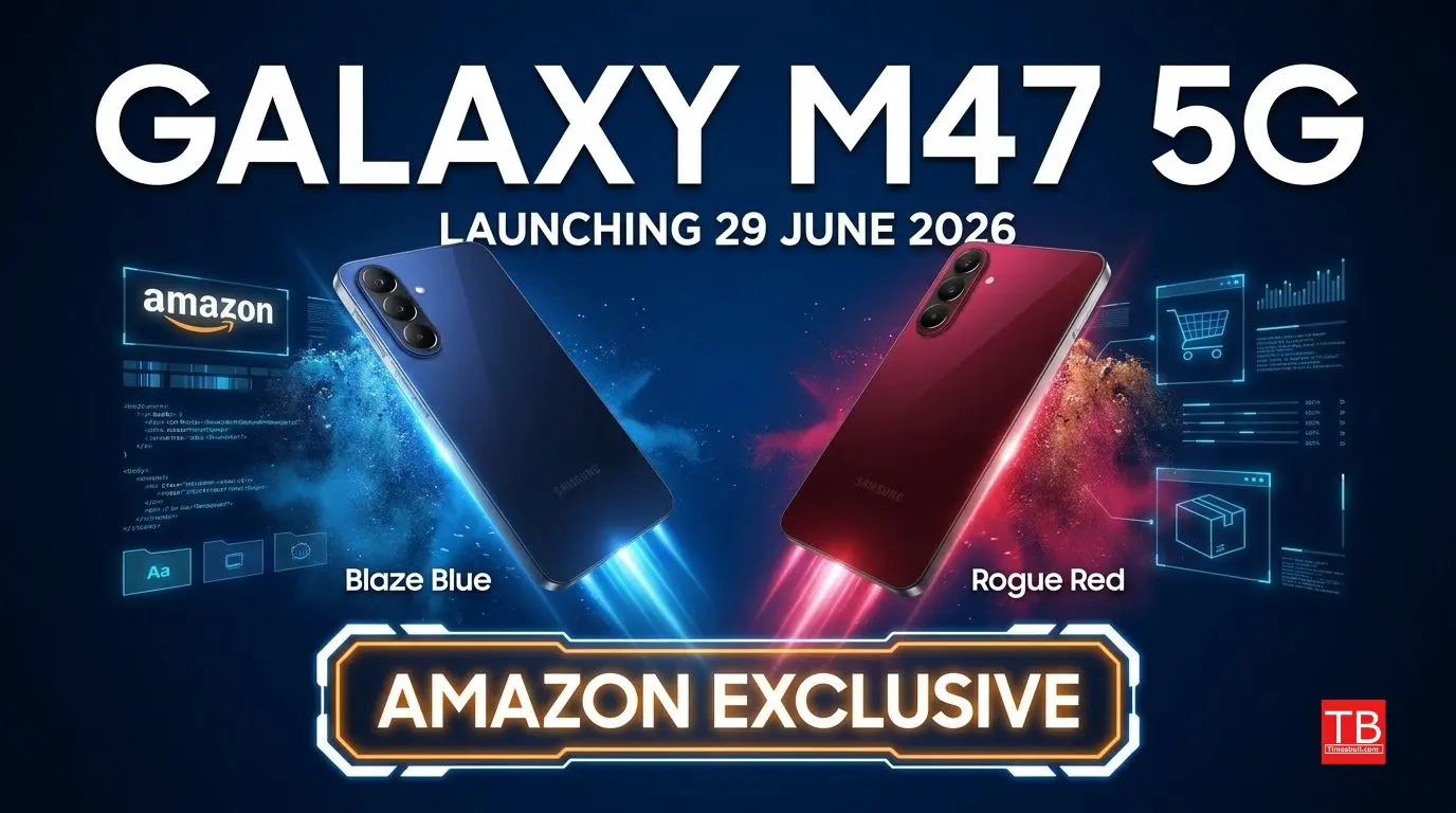 The Galaxy M 47.5 G - Amazon microsite teaser