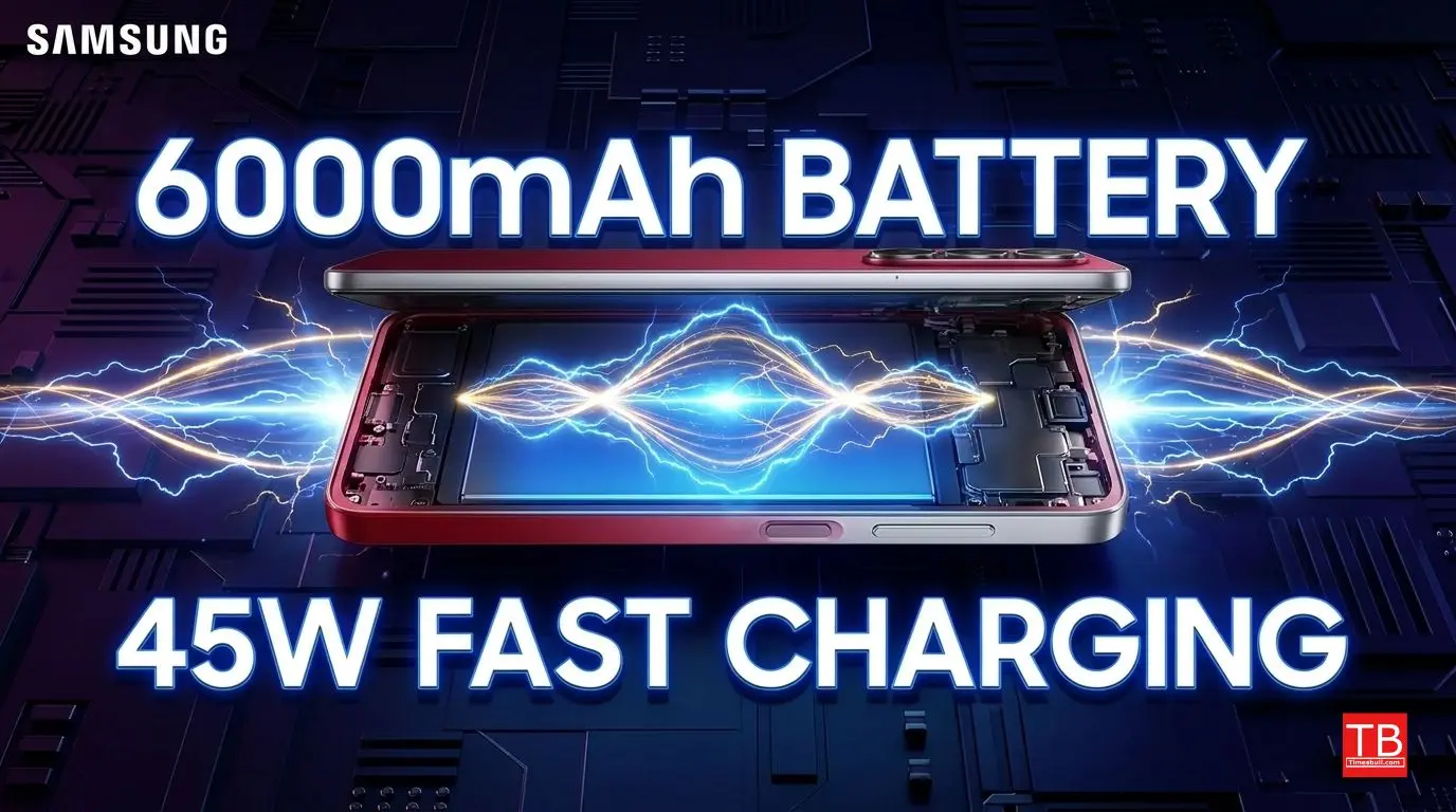 6000 mAh Battery - Power That Lasts