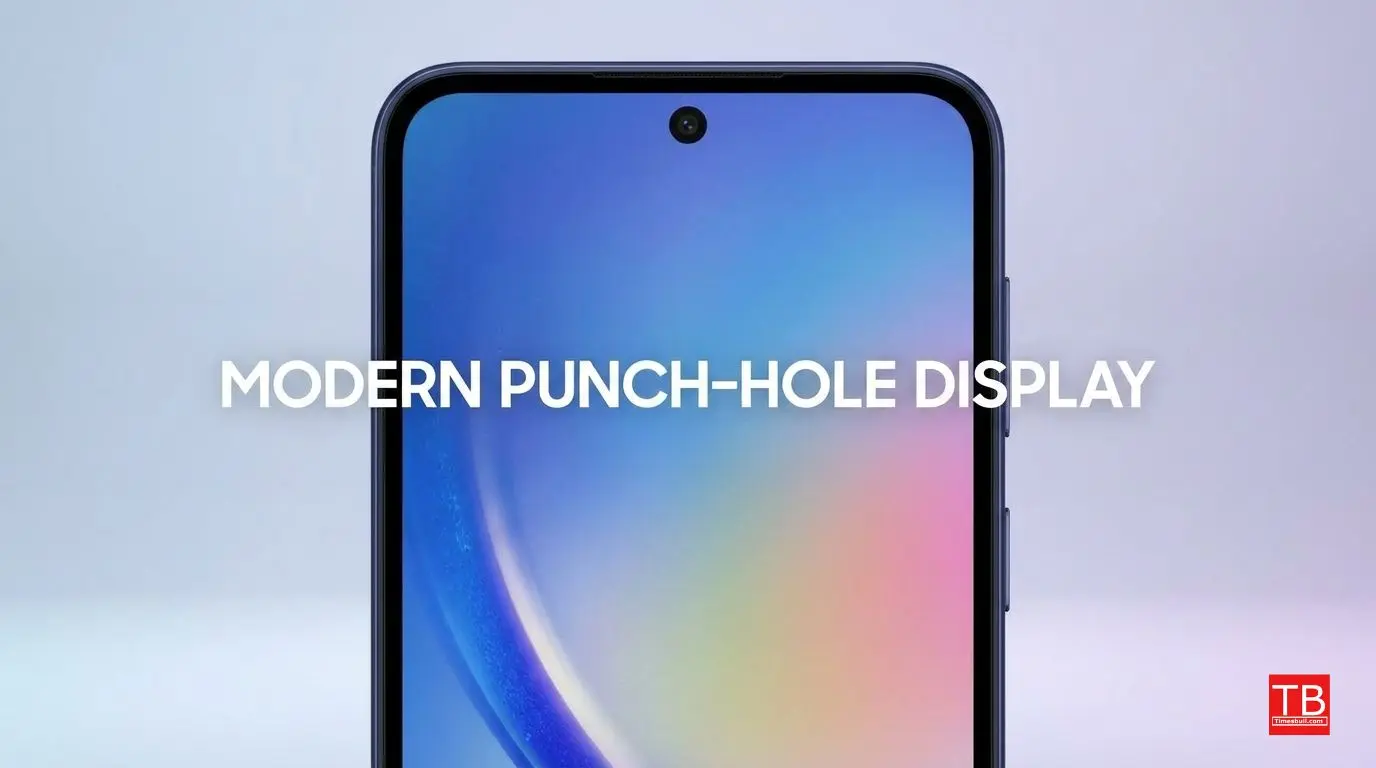 The punch-hole camera design