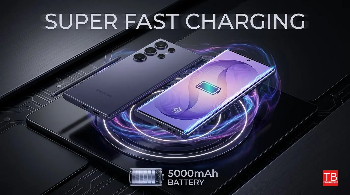 5000mAh battery and fast charging