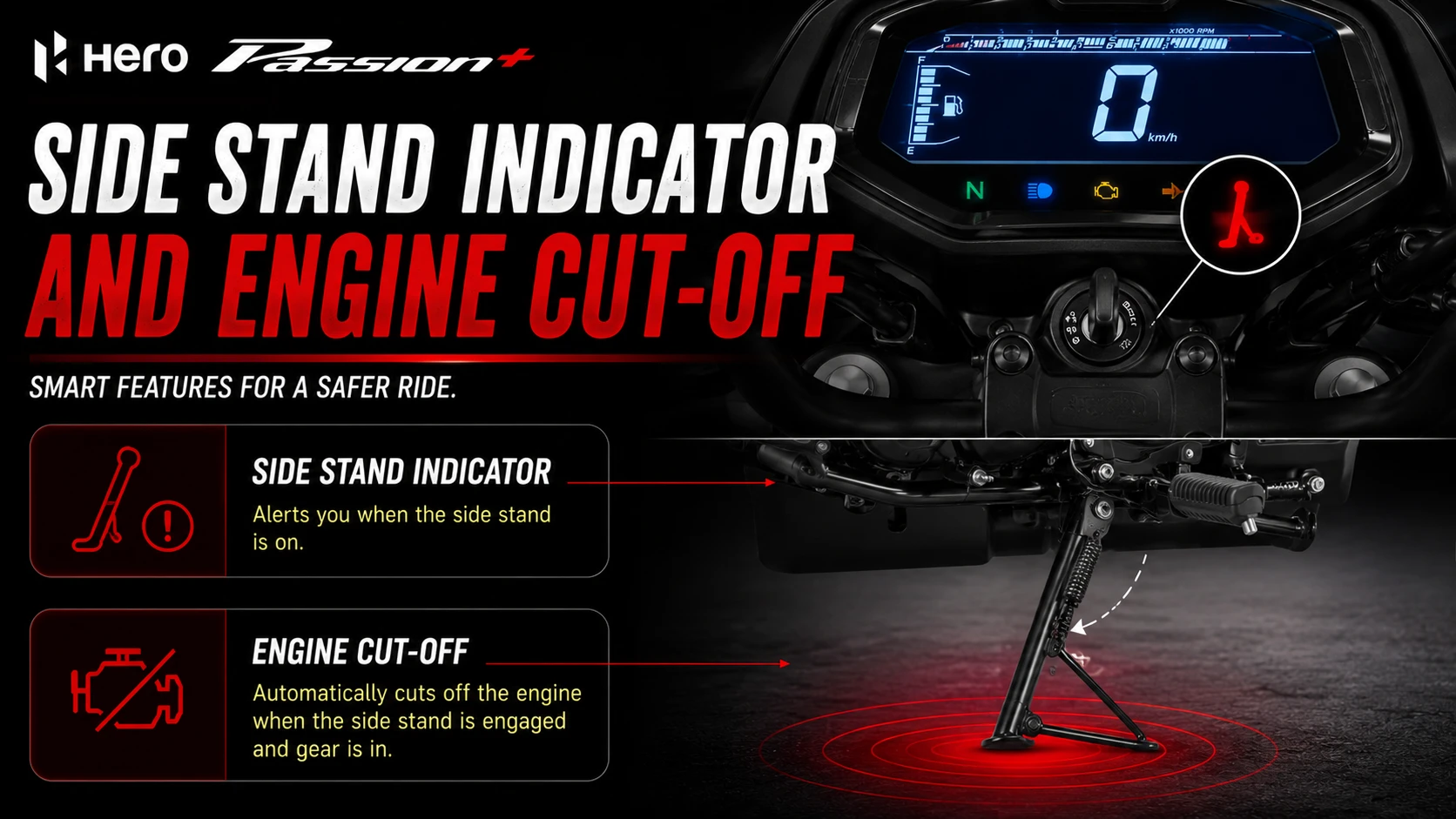 Side Stand Indicator & Engine Cut-off