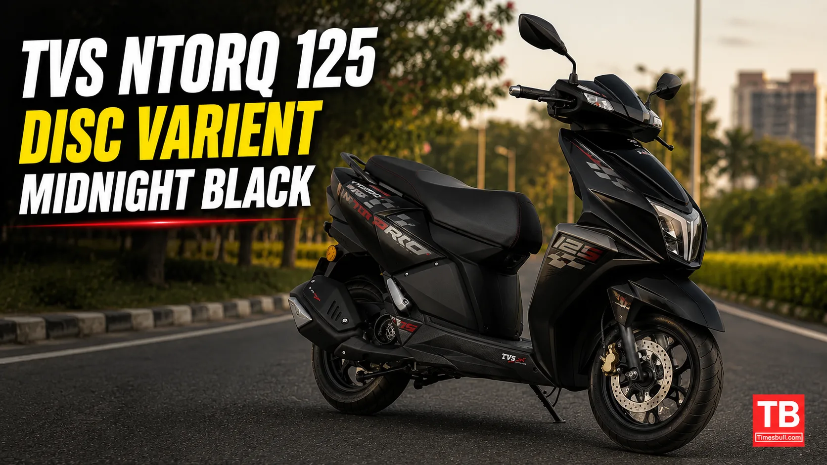 TVS NTORQ 125 Disc Variant - Midnight Black