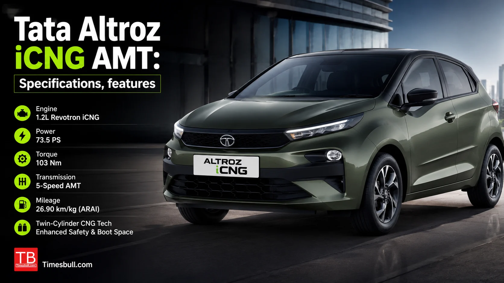 Tata Altroz iCNG AMT