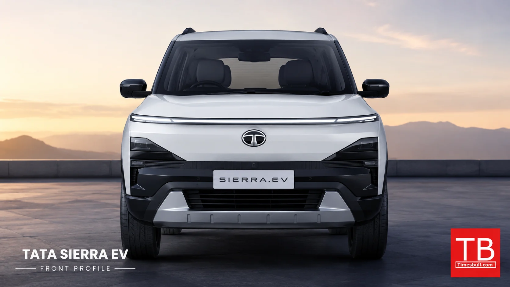 Tata Sierra EV - Front Profile