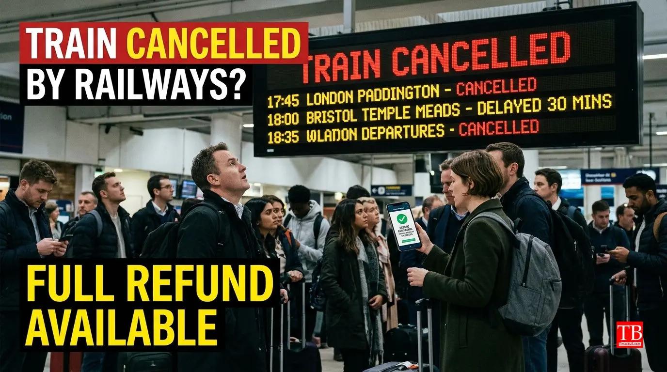 Cancel the train yourself, get a full refund!