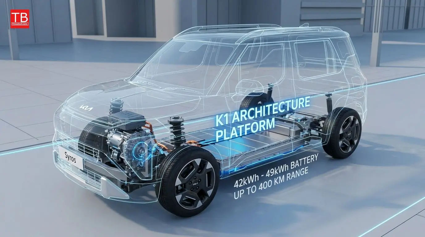 The platform of the Kia Sirose EV - K1 Architecture