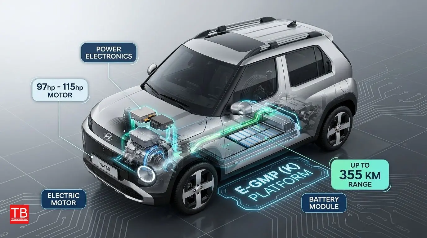 Powertrain of the Hyundai HE1i - E-GMP (K) platform