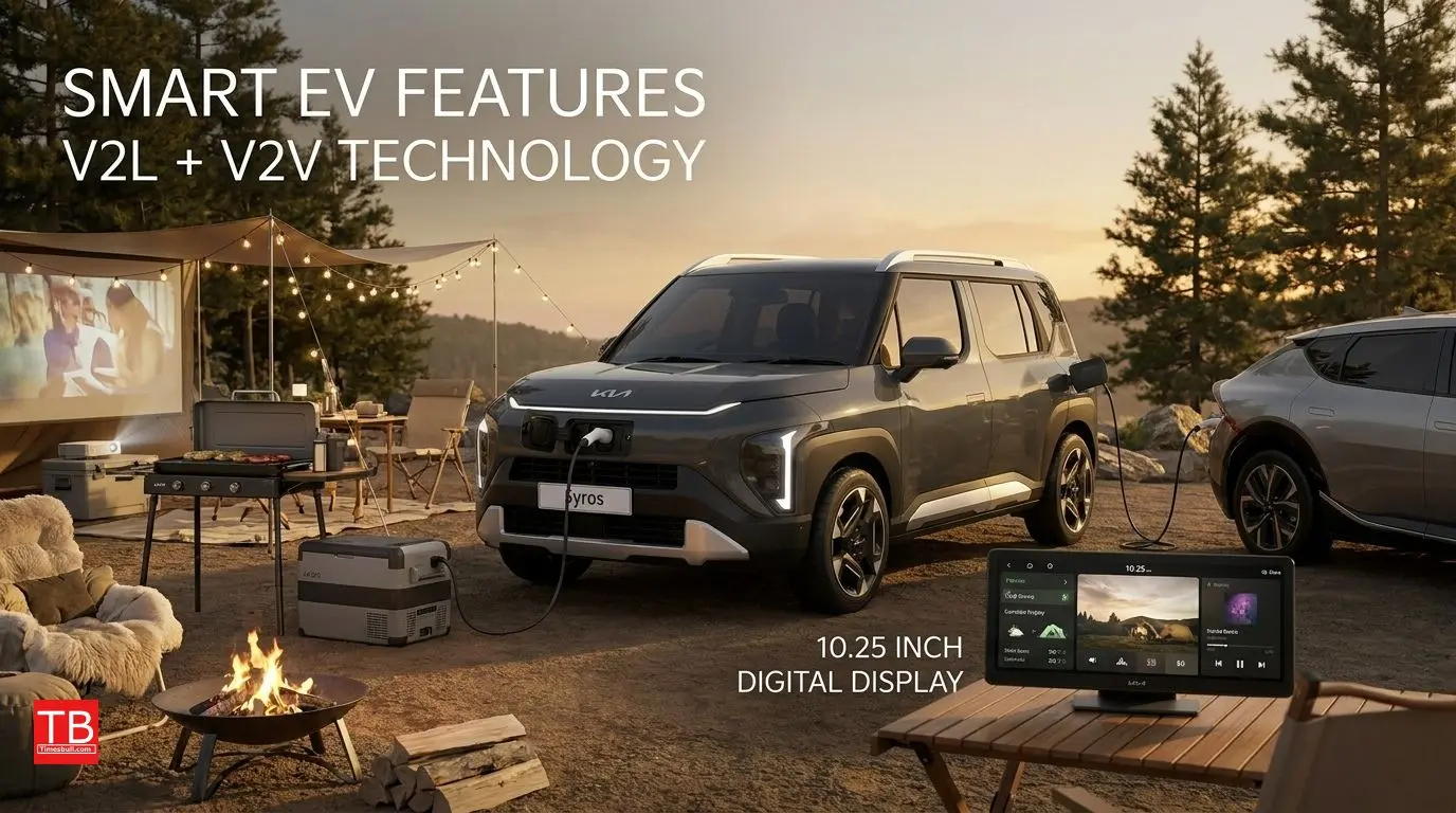 Kia Sirose EV specifications, features V2L and V2V Capabilities