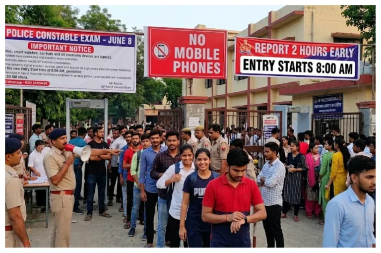 UP Police Exam Guidelines – Entry Closes at 9:30 AM, Check Shift Timings, Entry Rules & Complete Guidelines