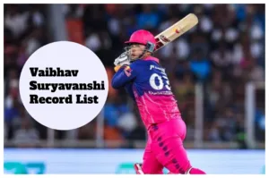 Vaibhav Suryavanshi Creates History