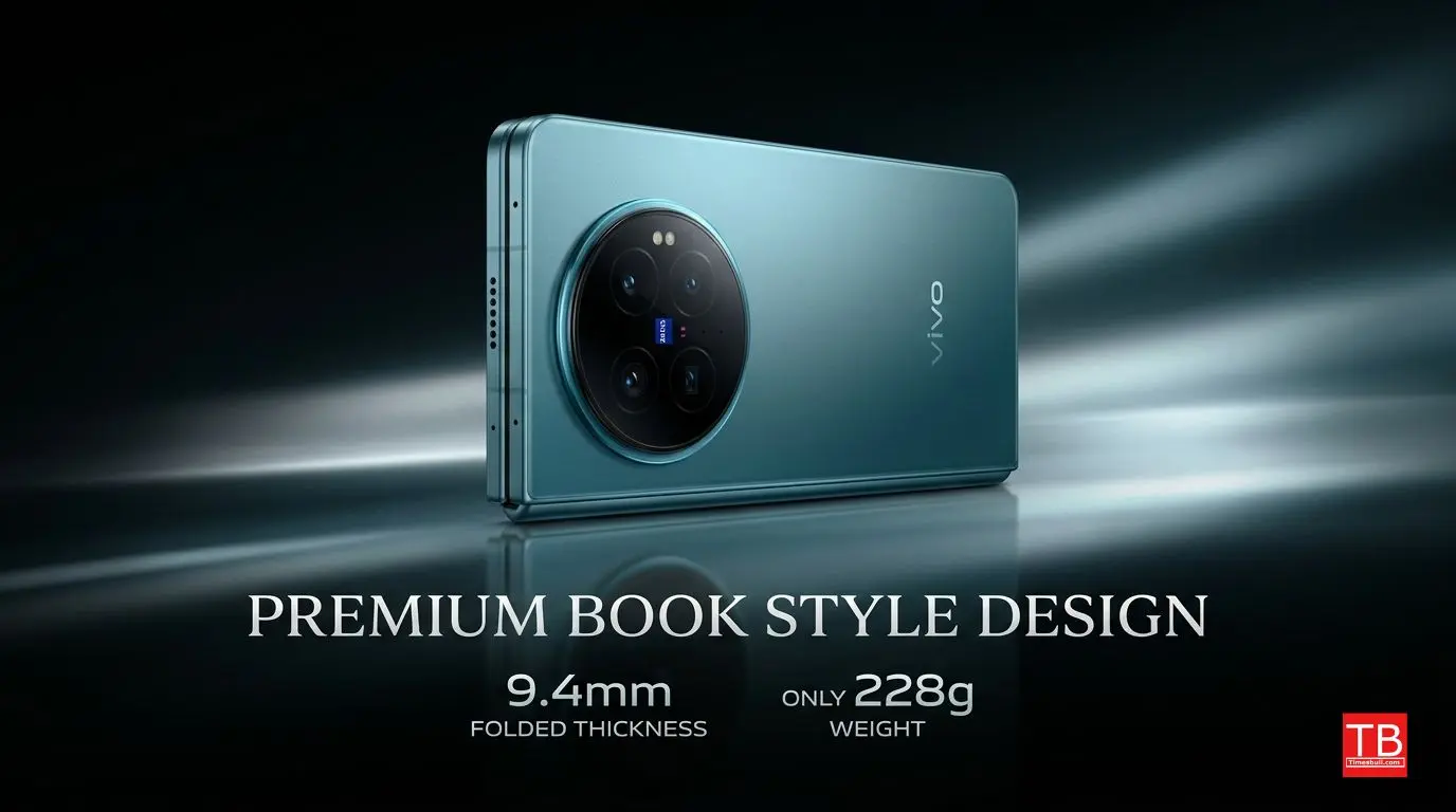 Vivo X Fold 6 features a premium book-style design