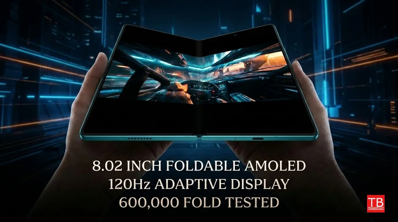 8.02 -inch foldable OLED display