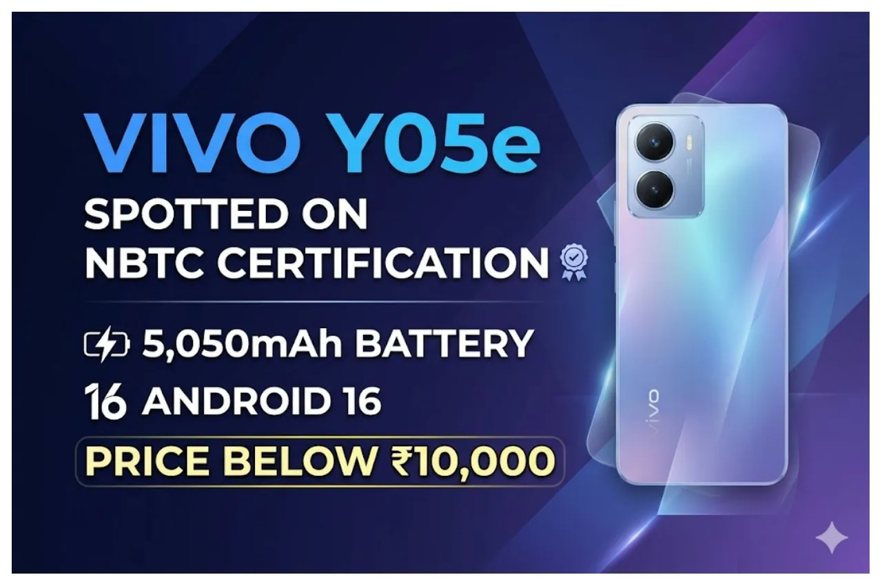 Vivo Y05e Spotted on