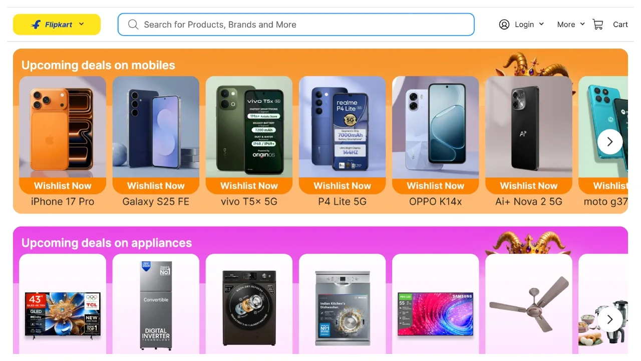 Flipkart GOAT Sale 2026 – Huge Discounts on iphones, TVS, Hero, Bajaj Two-Wheelers From July 4 - Image 2