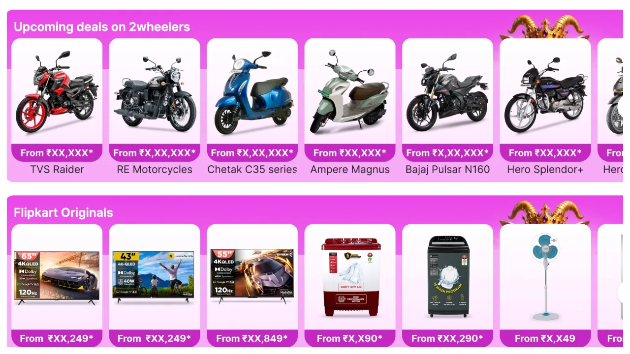 Flipkart GOAT Sale 2026 – Huge Discounts on iphones, TVS, Hero, Bajaj Two-Wheelers From July 4 - Image 3