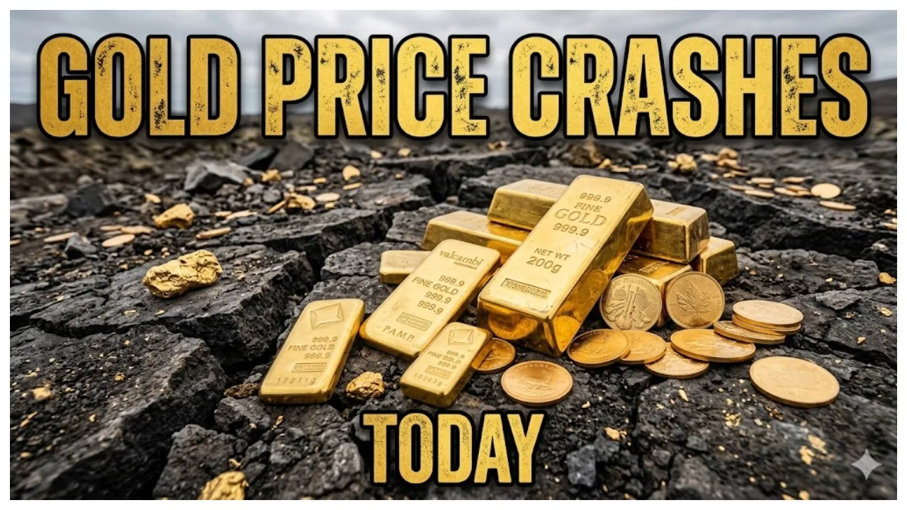 Gold Price Crashes Today –...
