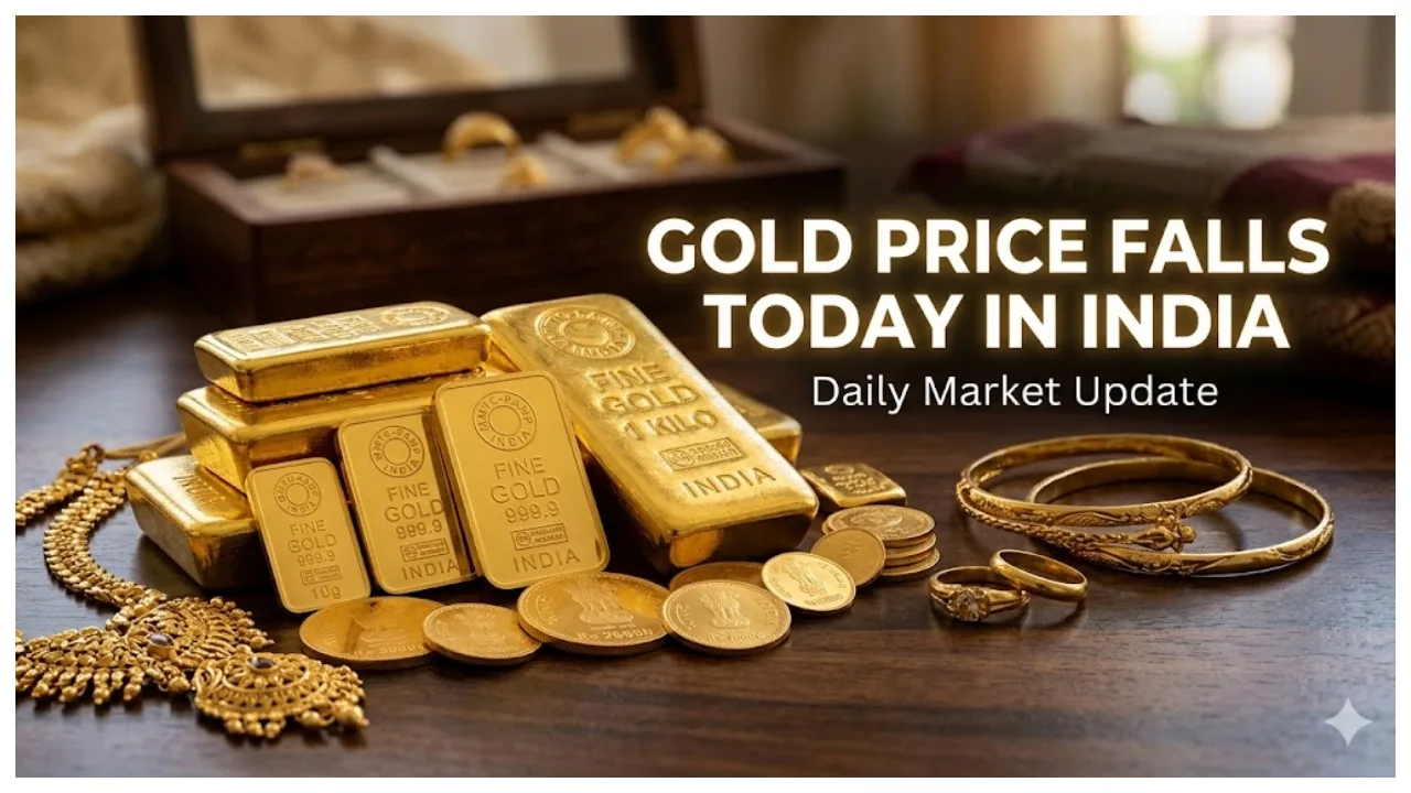 Gold Price Falls Today –...