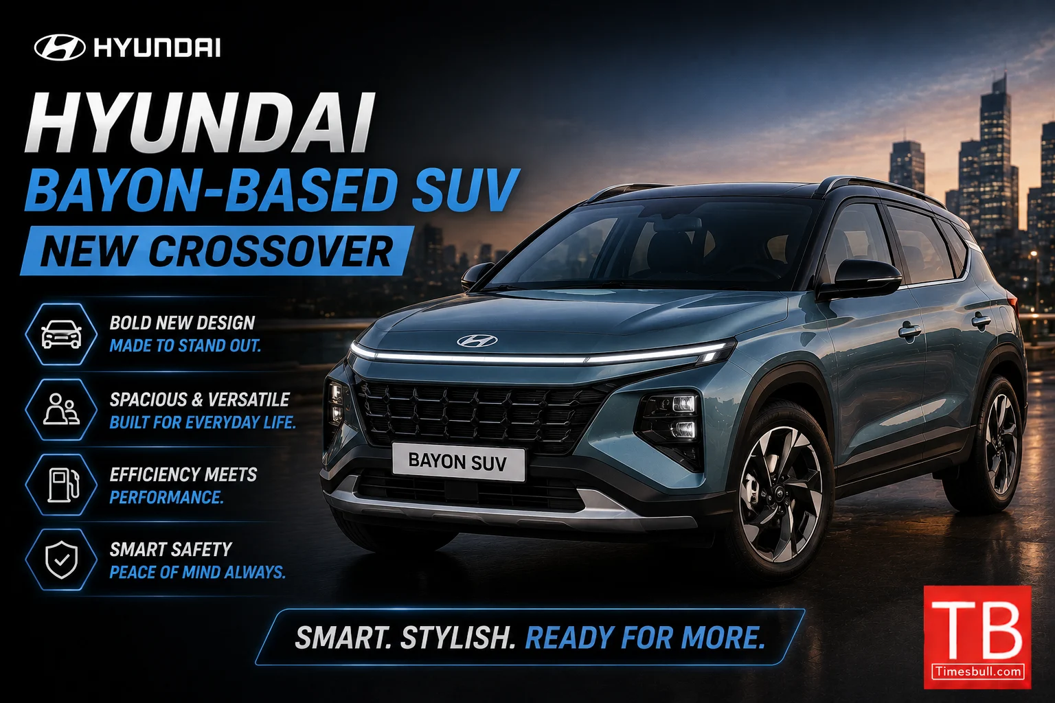 Hyundai Bayon-based SUV New Crossover
