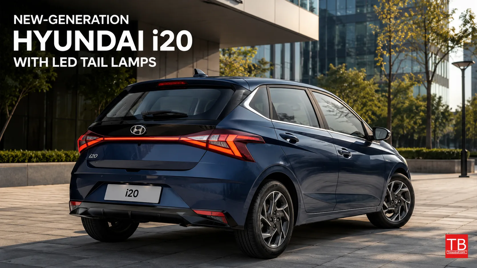 New-generation Hyundai i20 with LED tail lamps
