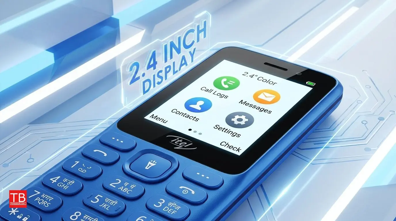 2.4 -inch large and clear display