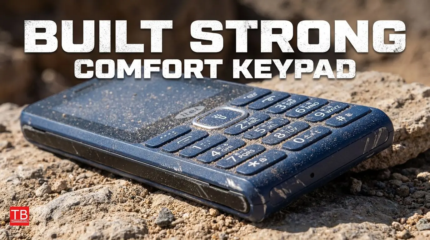 Strong body with comfortable keypad