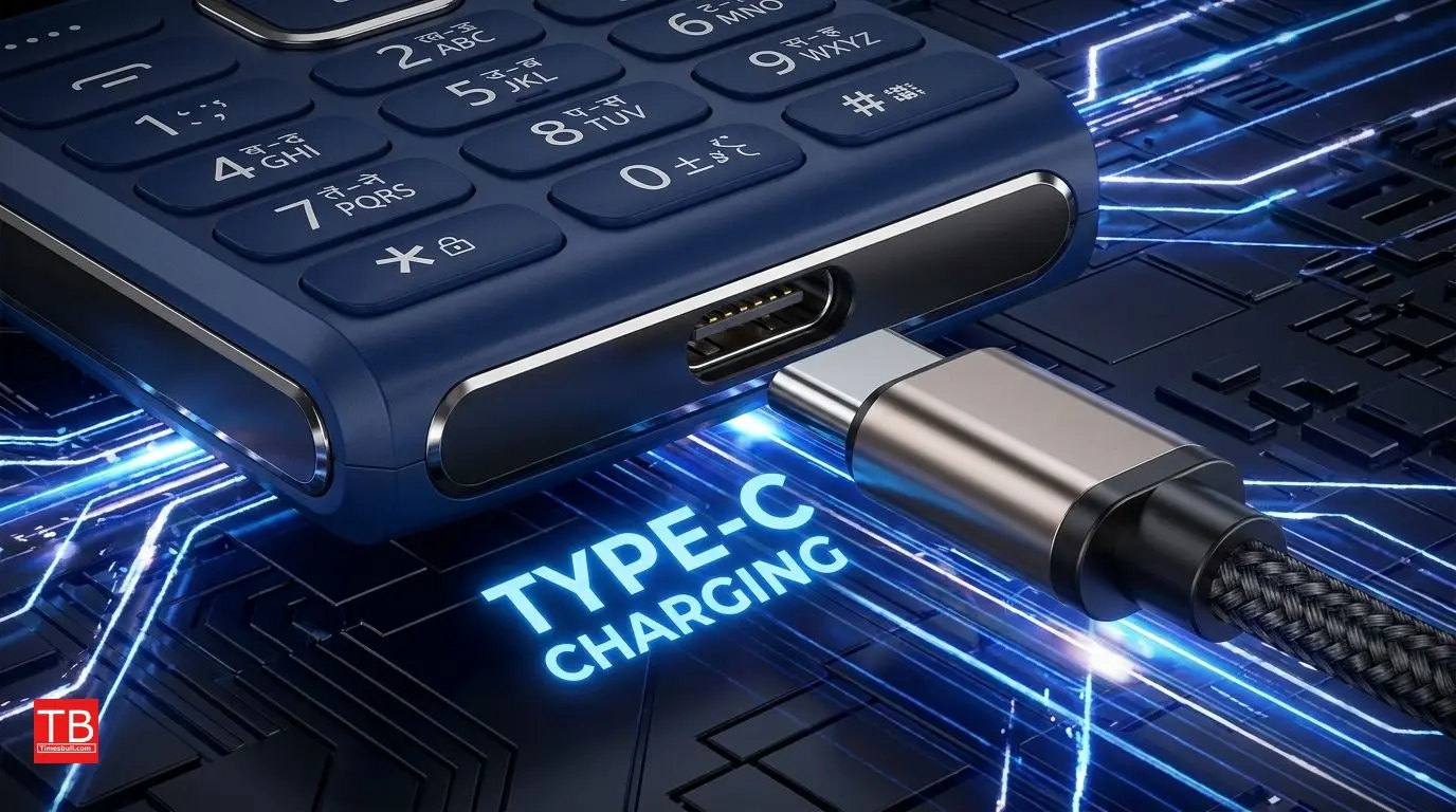 Type-C charging port - modern convenience