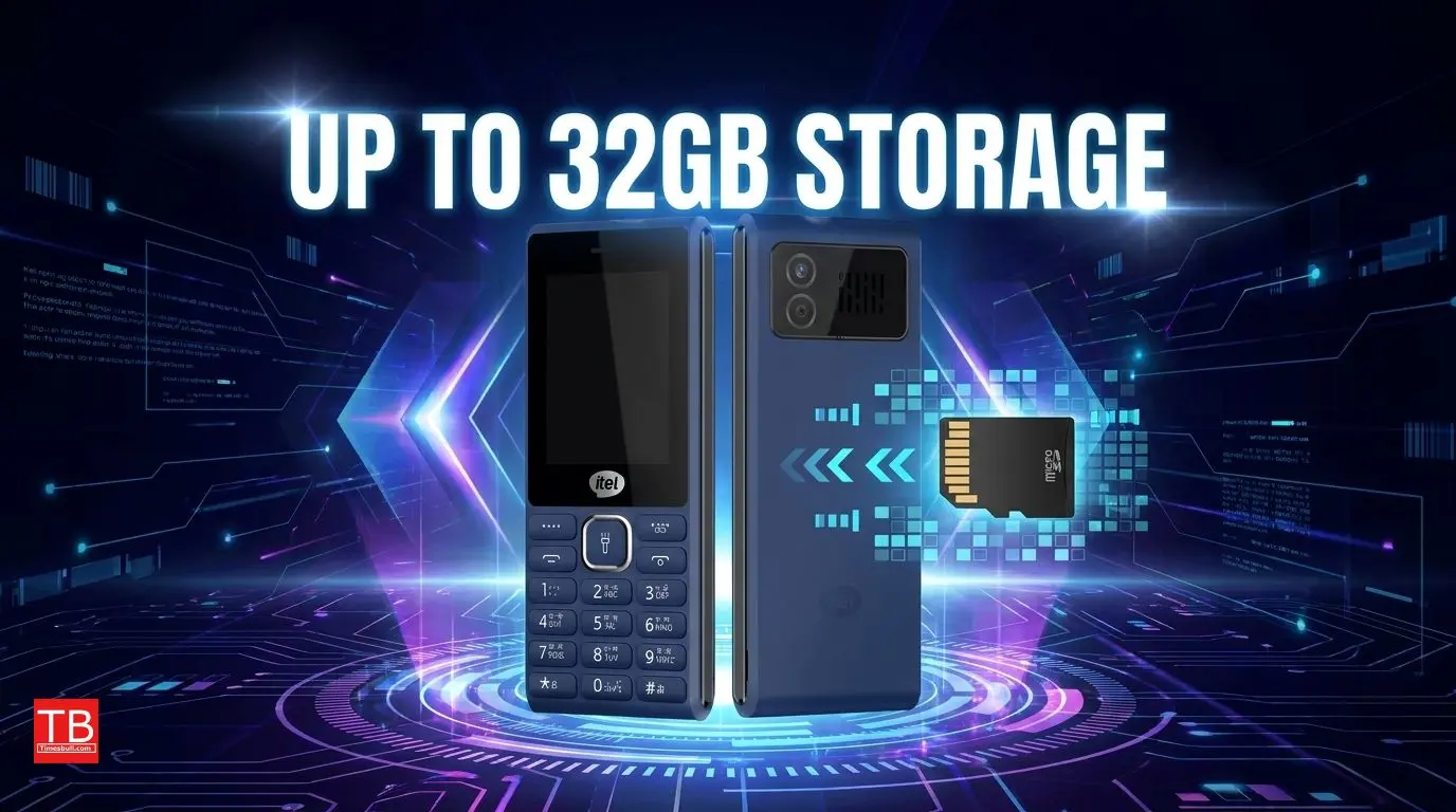 Expandable storage up to 32GB
