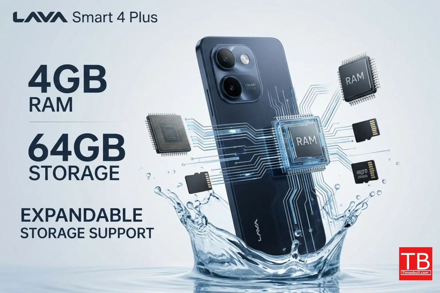 Lava Smart 4 Plus RAM & Storage