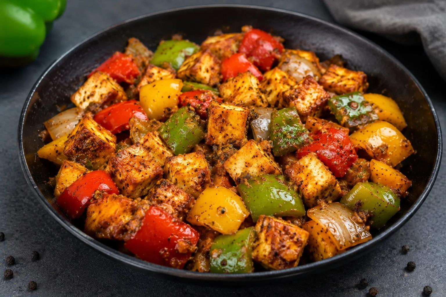 Paneer Pepper Fry