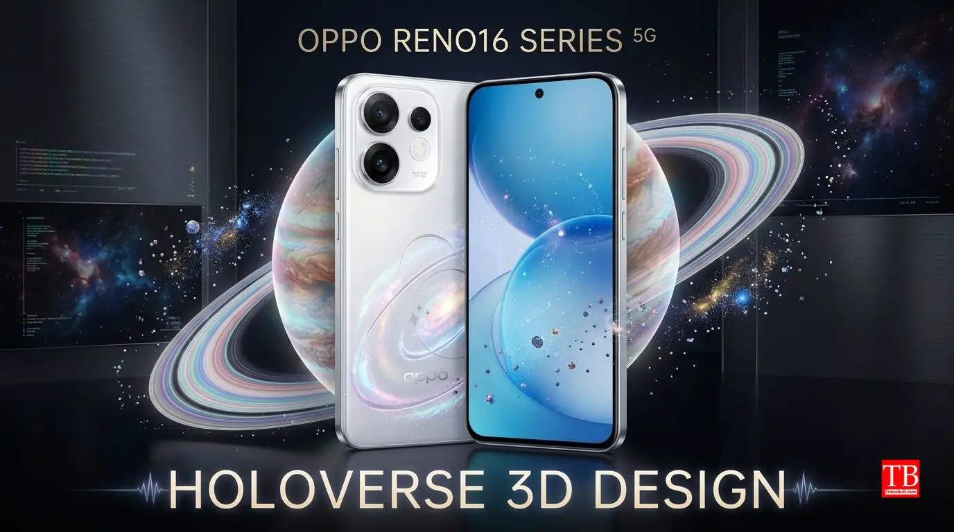 OPPO Reno16 Series 5G with Holoverse 3D design