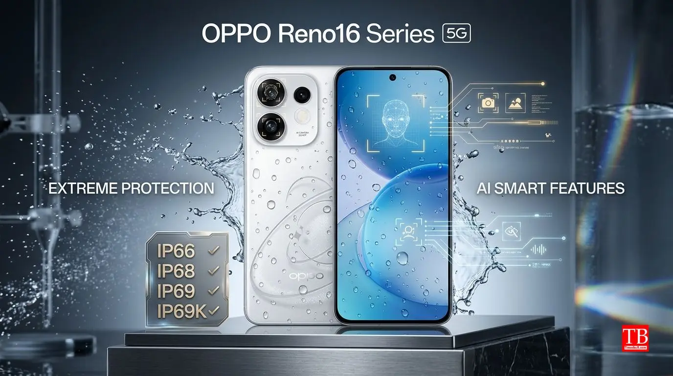 OPPO Reno16 Series 5G - IP69K rating and AI features