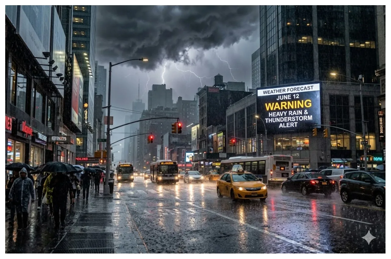 Weather Forecast June 12 -Warning...