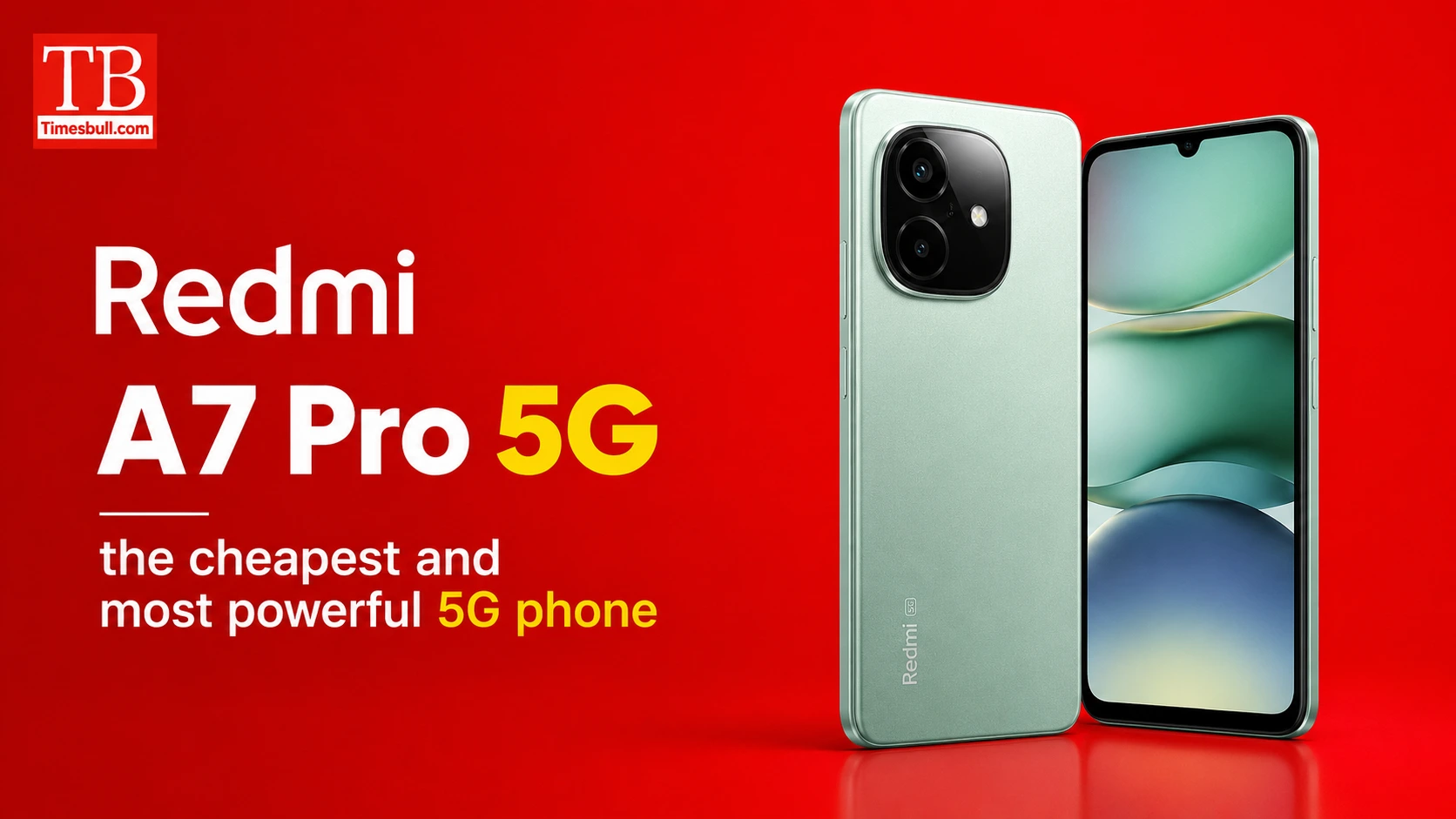 Redmi A7 Pro 5G - the cheapest and most powerful&hellip;