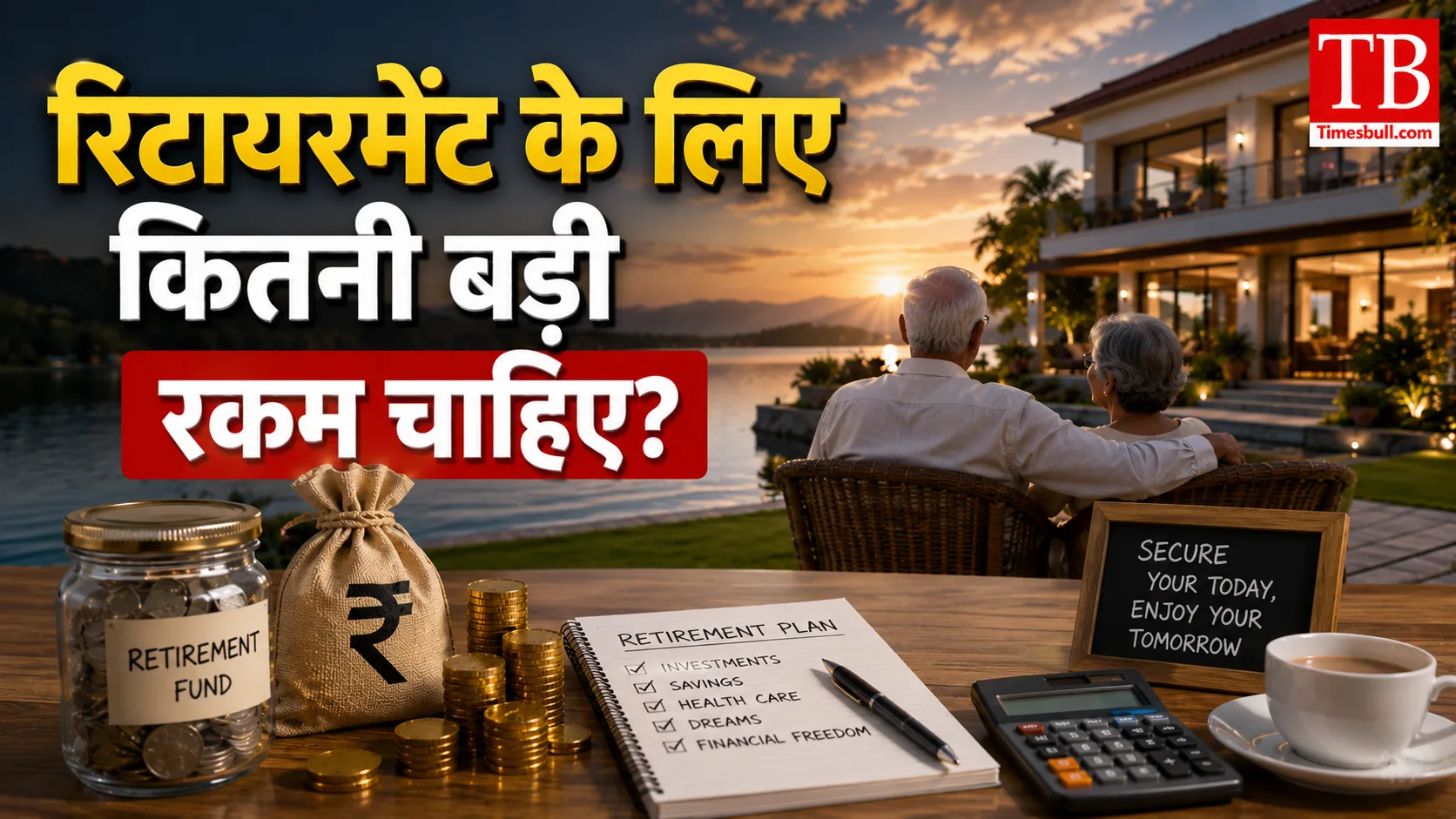 रिटायरमेंट के लिए कितनी बड़ी रकम चाहिए?