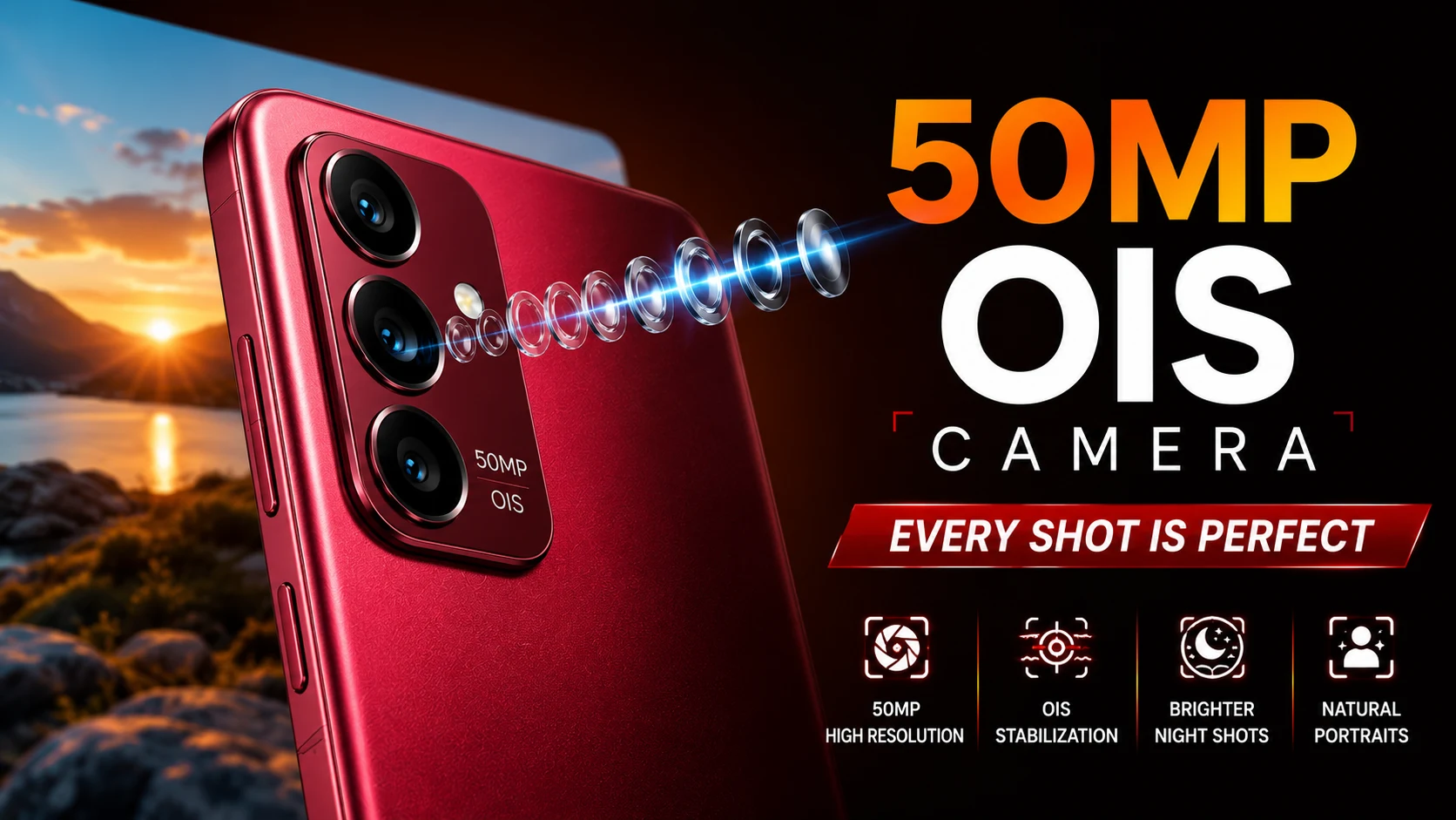 50MP OIS camera Every shot is perfect.