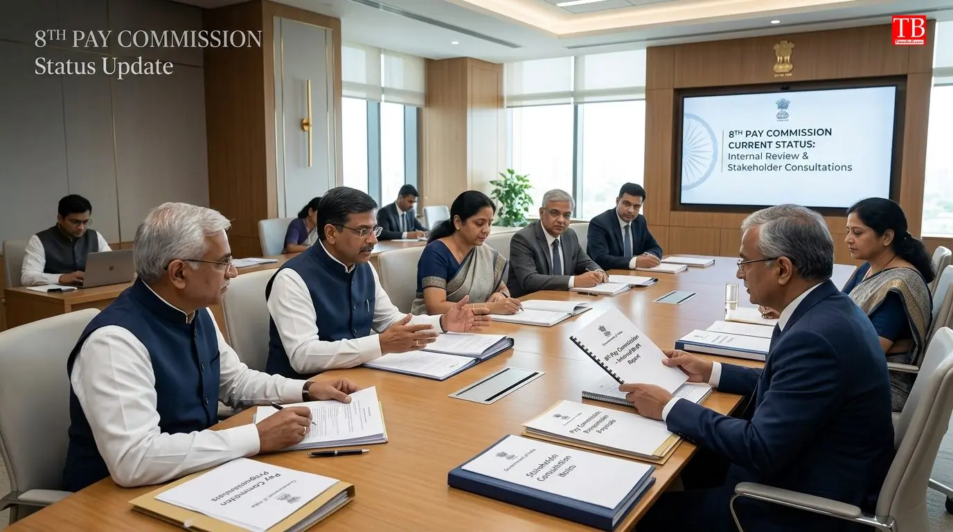 At what stage is the 8th Pay Commission?