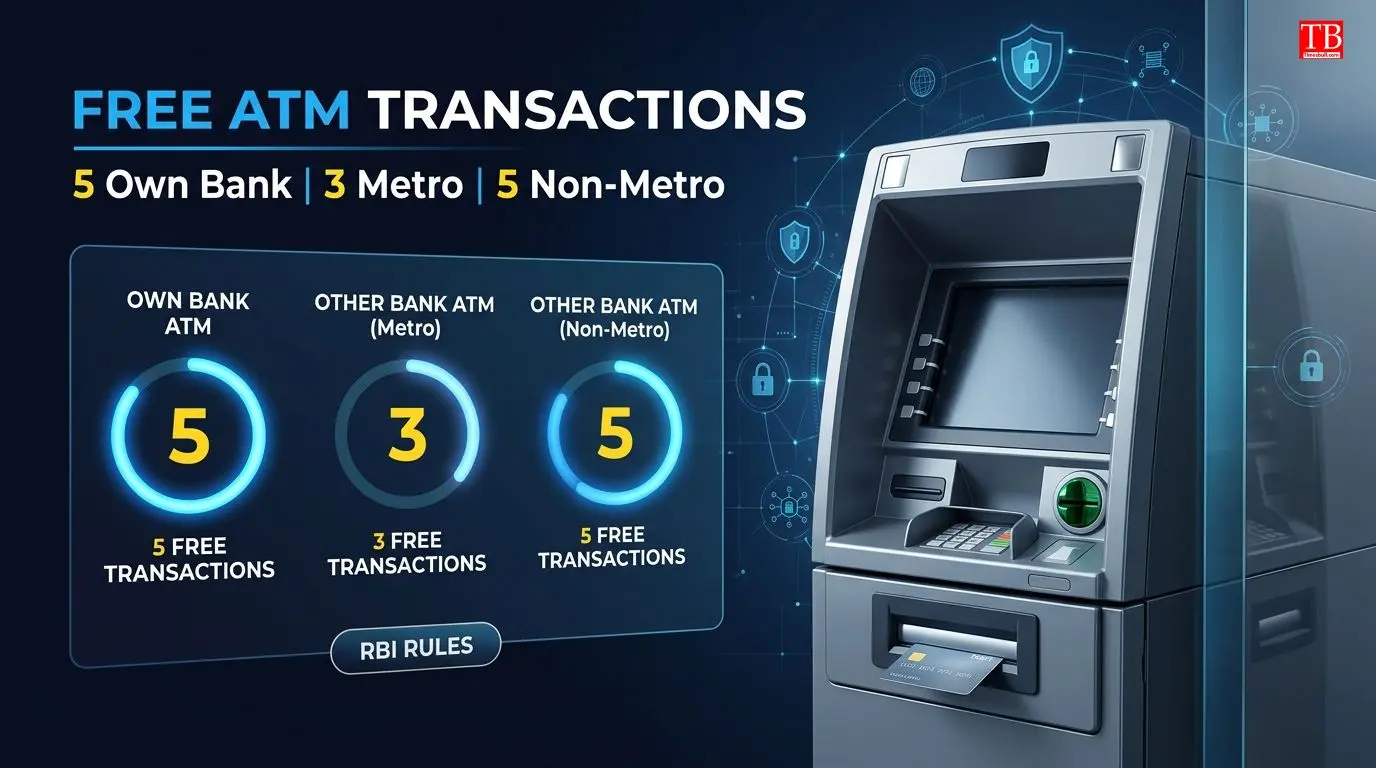 Free ATM transactions How much do you get each month?
