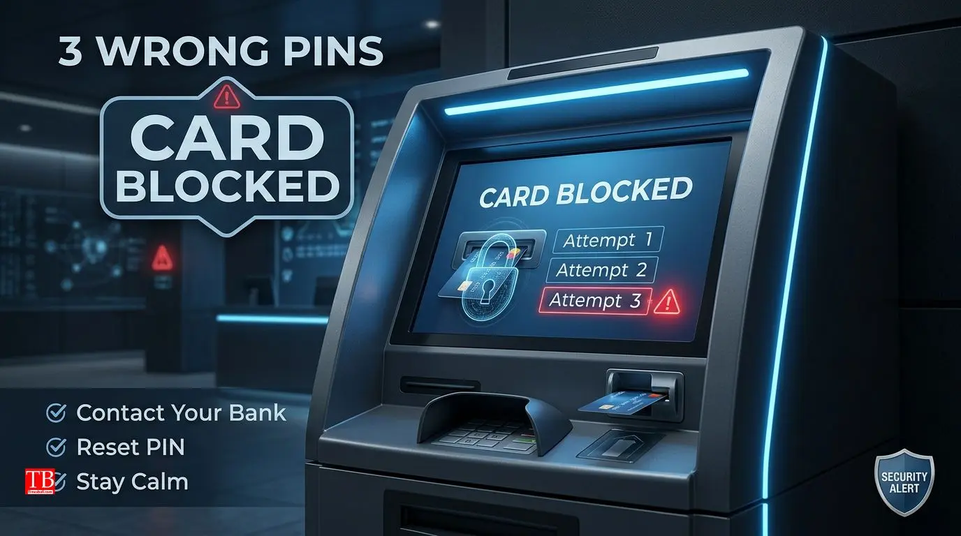 What happens if you enter the wrong PIN multiple times?