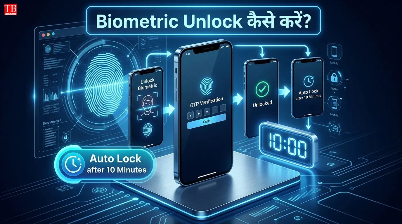 Aadhaar Biometric Unlock कैसे करें? (जरूरत पड़ने पर)