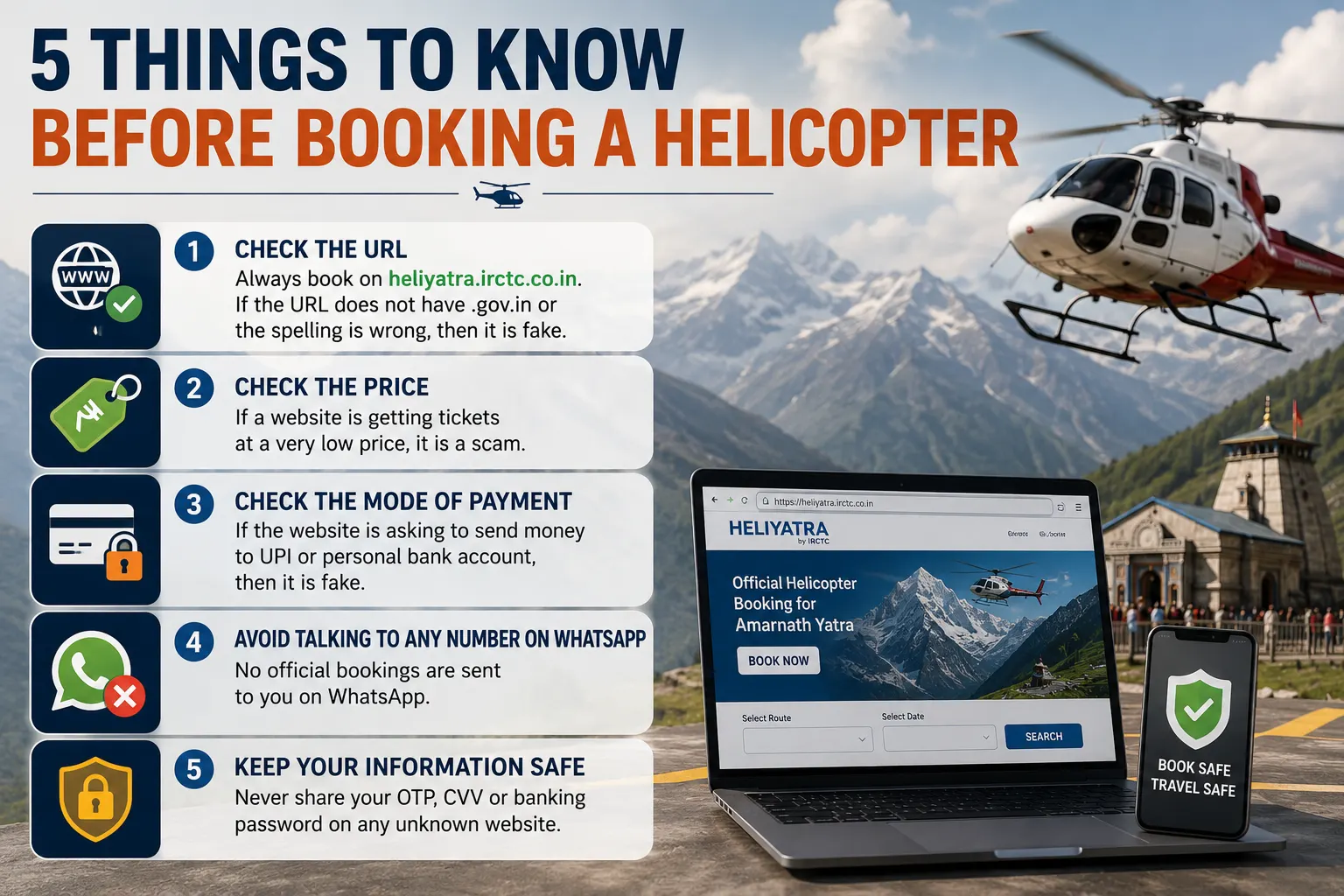 5 things to know before booking a helicopter