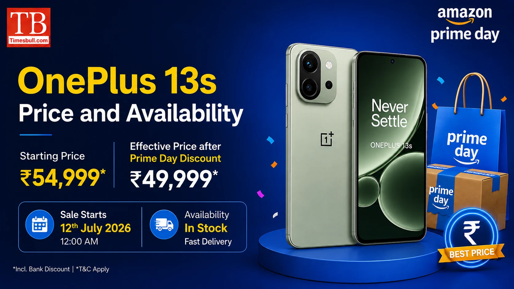 OnePlus 13 price and availability